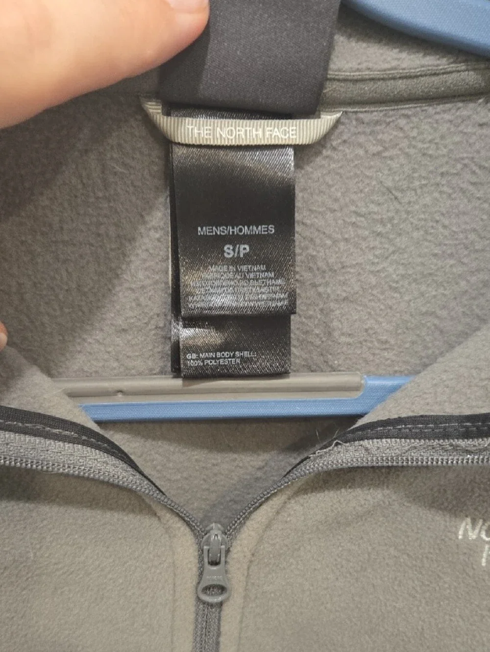 The North Face Men's Gray Half-Zip Fleece Pullover